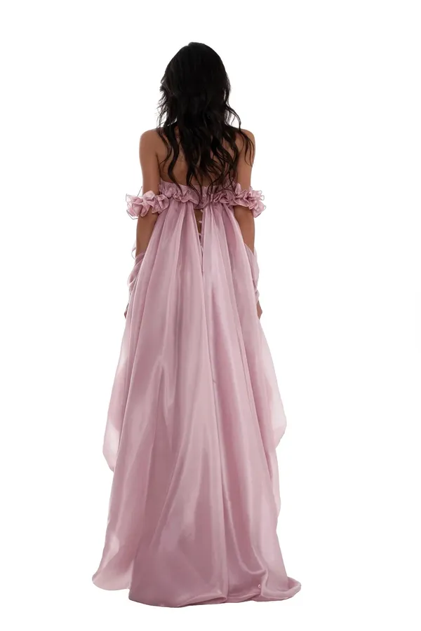 Pink tulle dress - Image 3