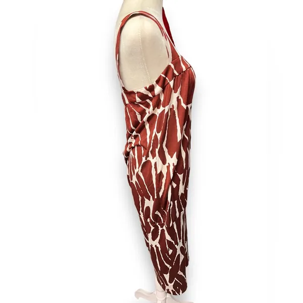 DIANE VON FURSTENBERG Matilda Silk Dress jiraffe size 8 - Image 6