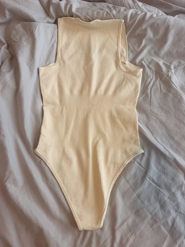 Bodycon bodysuit Tan Size L - Image 2