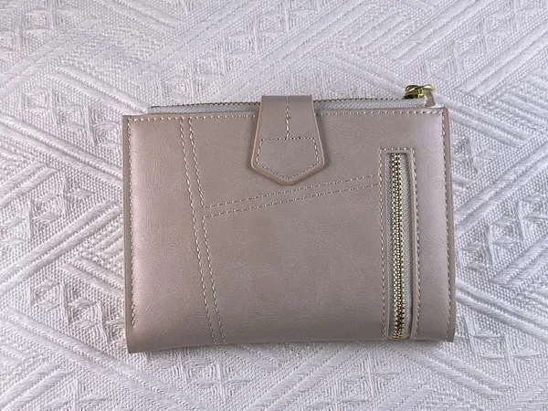 Wallet for Women,Trifold Snap Closure Wallet,Credit Card Holder Coin Purse - Image 2