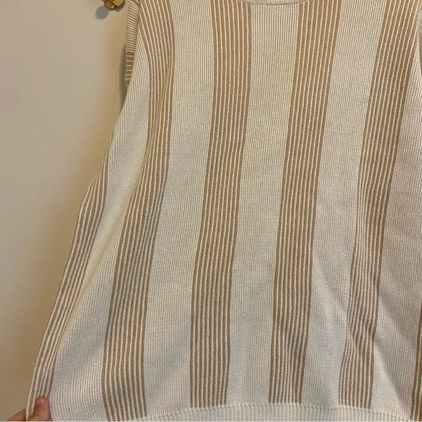 Paris Sport Club Vintage Striped Sweater size Medium - Image 3