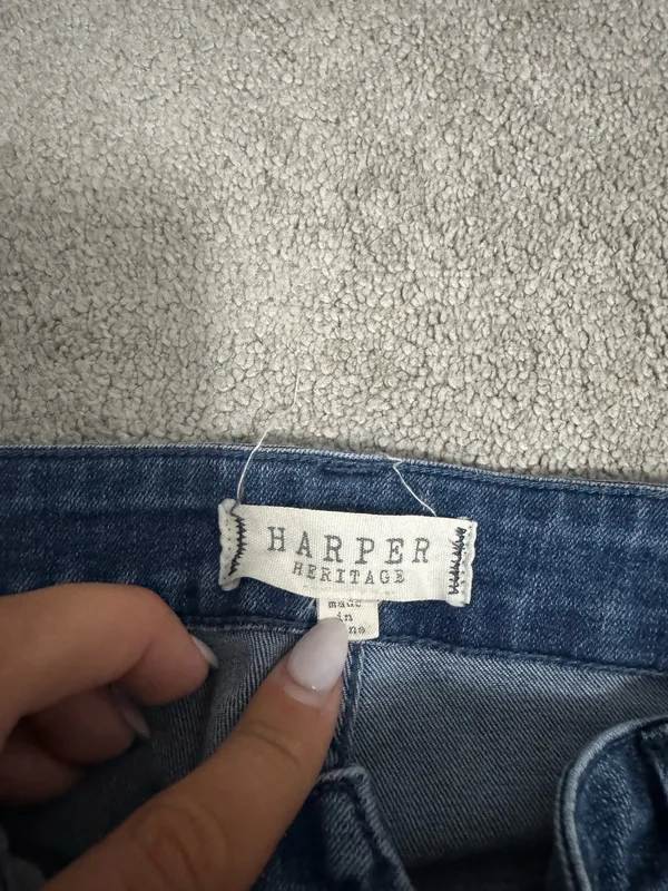 Harper High-Rise Skinny Francesca's Jeans - Image 2