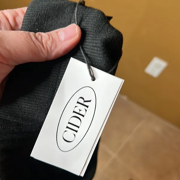 Cider Black Ribbed Skater Skirt Mini Size Small NEW! - Image 5