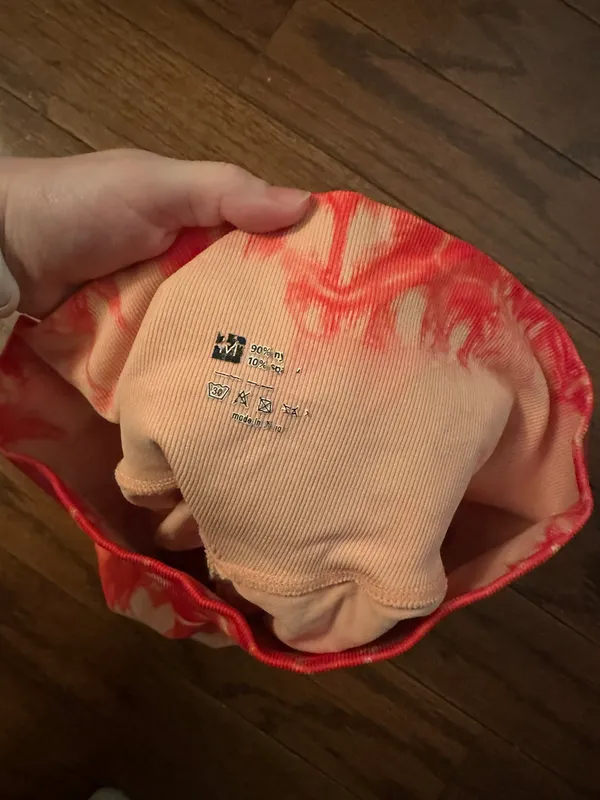 Yeoreo Pink Tie Dye Booty Scrunch Workout Shorts - Image 6