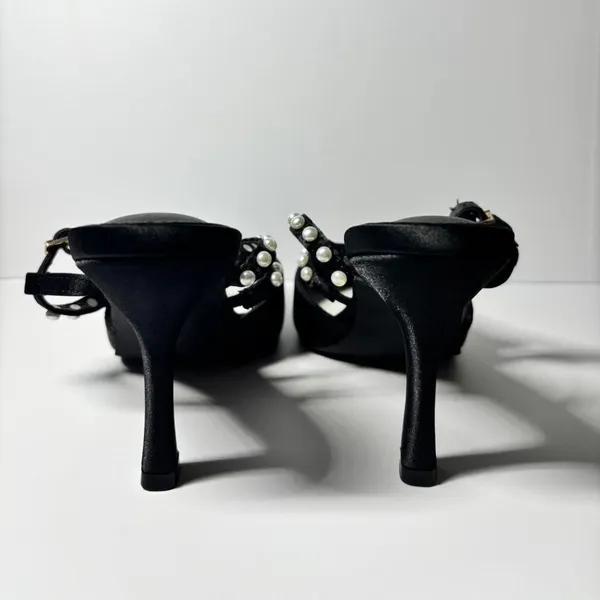 Coutgo Black Pear Heels Size 6 - Image 3