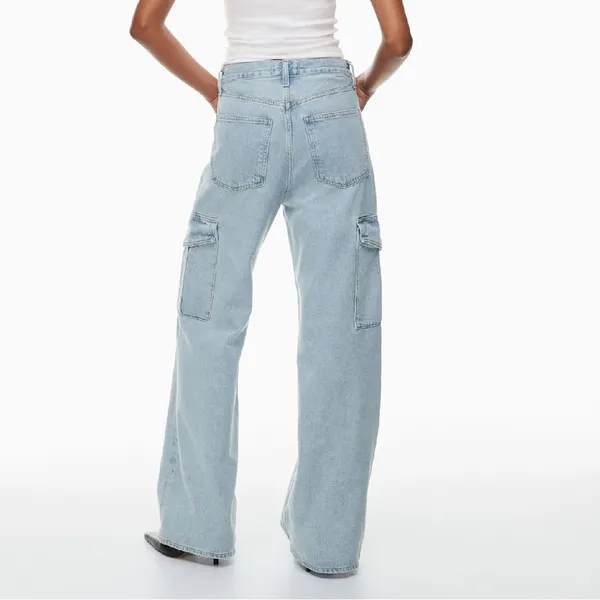 Agolde Minka Wide Leg Cargo Denim Size 30 - Image 2