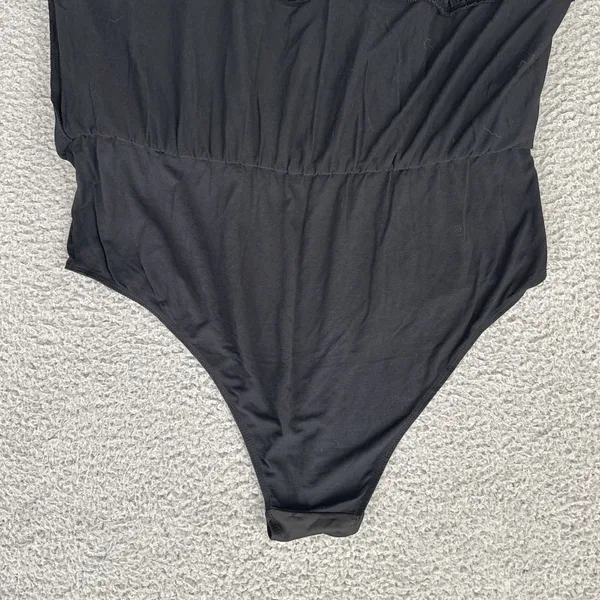Free People Movement On Deck Skirt Skort Black Mesh Pleated Tennis Women Large - Image 4