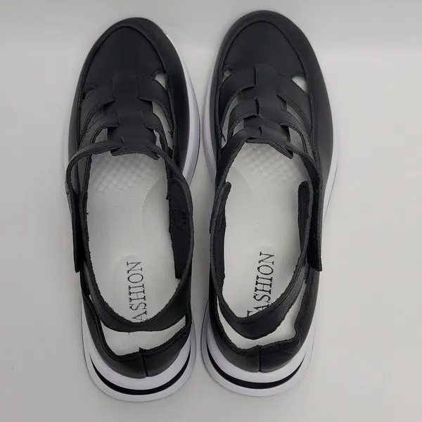 Fashion Comfort Sandals Hollow-Out Sporty Fisherman Style Platform Wedges Sz 40 - Image 2