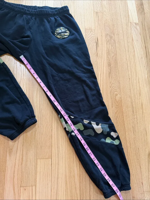 Lauren Moshi Abra Camo Lip Jogger Sweatpants Sz L - Image 5