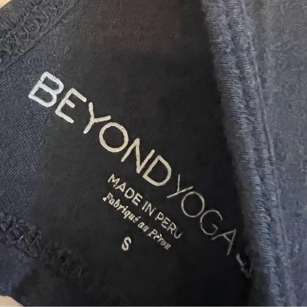 Beyond Yoga Black Athletic Tank Top Criss Cross Back | S - Image 3