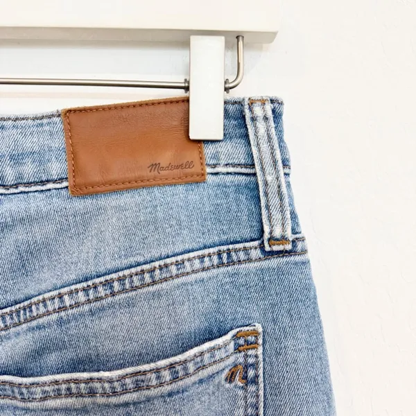 Madewell Boyjean Jeans Size 26‎ Blue Elkhart Wash High Rise Slim Crop Capsule - Image 9