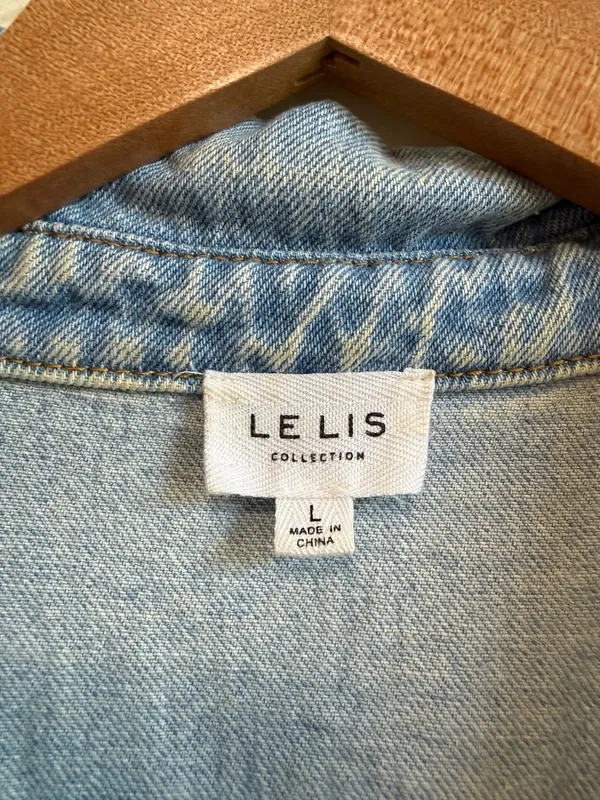 Boutique Denim Romper - Image 4