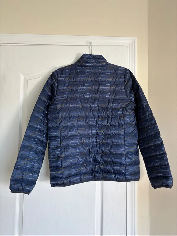 Women's Patagonia Down Snap-T Pullover Size S blue - Image 8