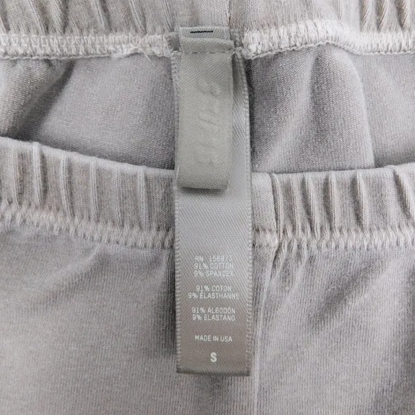 SKIMS Cotton Rib Bike Shorts – Size S –‎ Beige / Taupe - Image 2