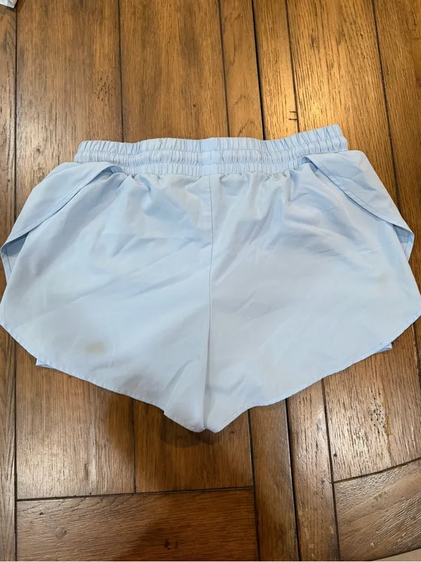 crown & ivy Light Blue Women's Athletic Drawstring Shorts - Image 5