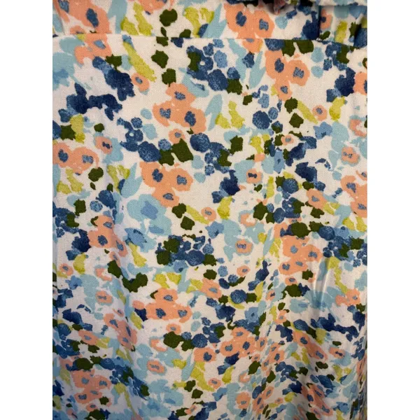Abercrombie & Fitch Floral‎ Ruffle Strap Mini Dress Cottagecore S - Image 5