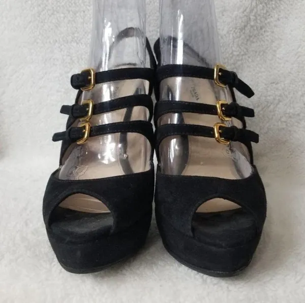 Prada 3 strap slingback heels - Image 3