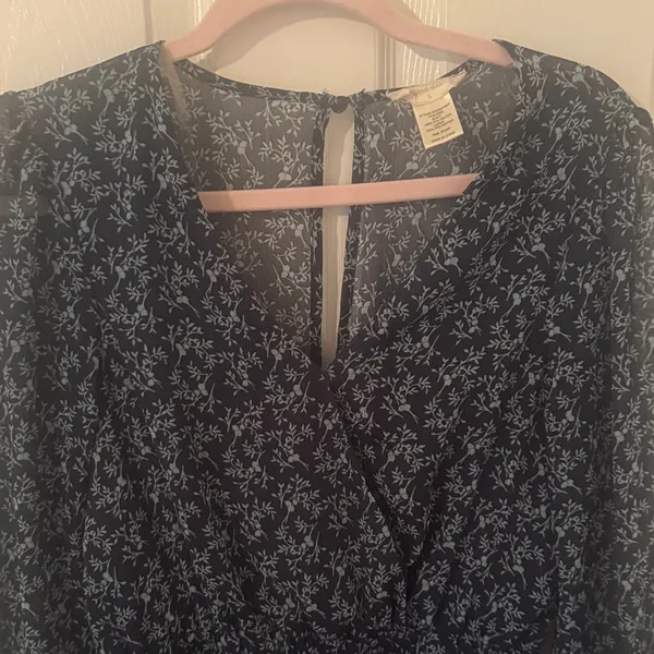 Altar'd State Navy Floral Jumpsuit - Image 3