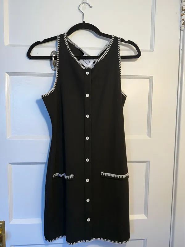 Hello Molly MINI DRESS BLACK - Image 4