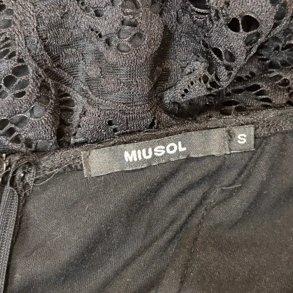 Miusol Lace Maxi Dress Womens S Black Mermaid Evening Gown Formal Prom‎ Wedding - Image 8