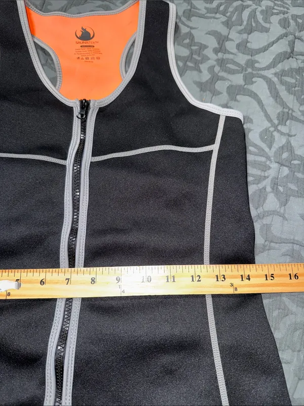 Saunatek Sauna Sweat Suit Vest for Exercise and Heat Training women’s medium - Image 3