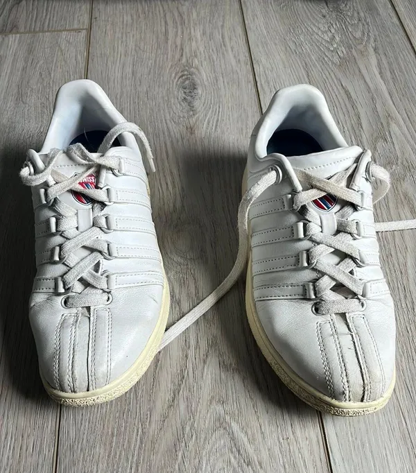 K Swiss White Sneakers - Image 2