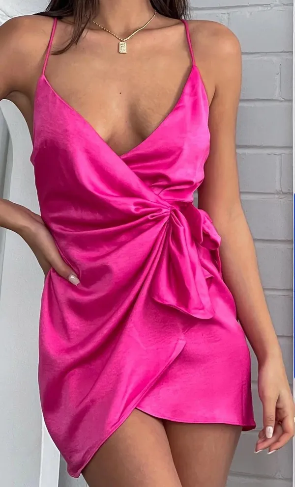 Selfie Leslie Medellin Pink Dress - Image 3