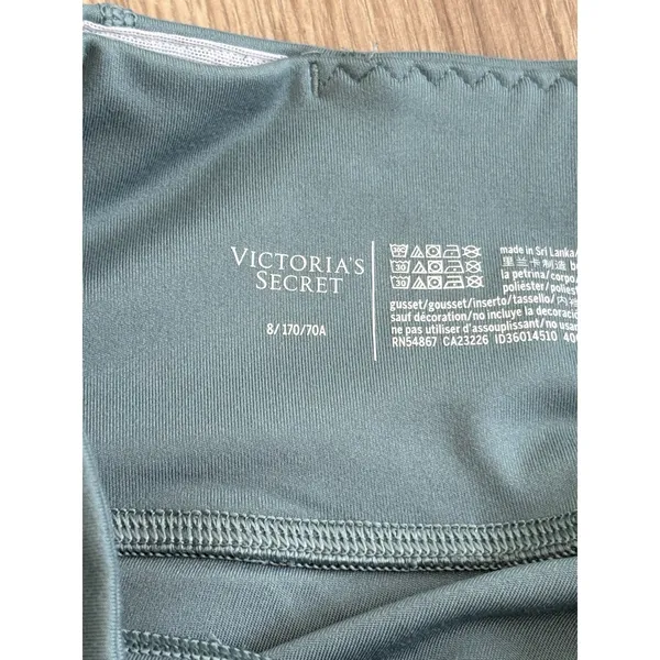 Victoria's Secret Womens Leggings Size 8‎ Sage Green High Waist Side Pockets VS - Image 3