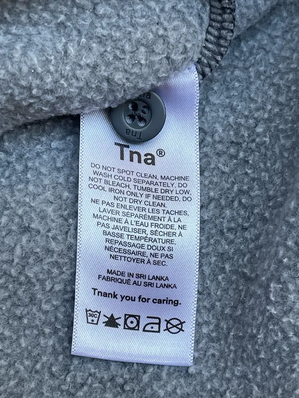 Aritzia TNA Sweatfleece Cozy Fleece Boyfriend Fit Sweatshirt Shirt Loungewear S - Image 3