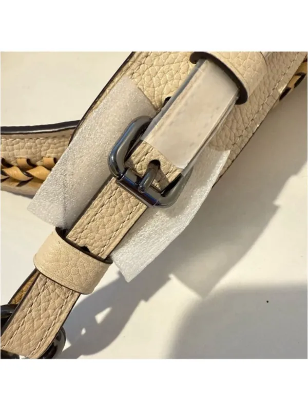 NEW Coach Whipstitch Leather Bag Strap Beige Gunmetal Style 68586 NWT - Image 7