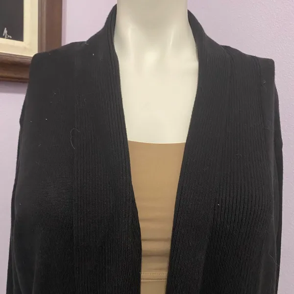 Faded Glory Elegant Black Cardigan - Image 3
