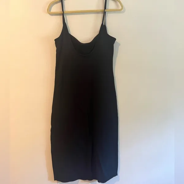 Abercrombie & Fitch Black Midi Dress - Image 5