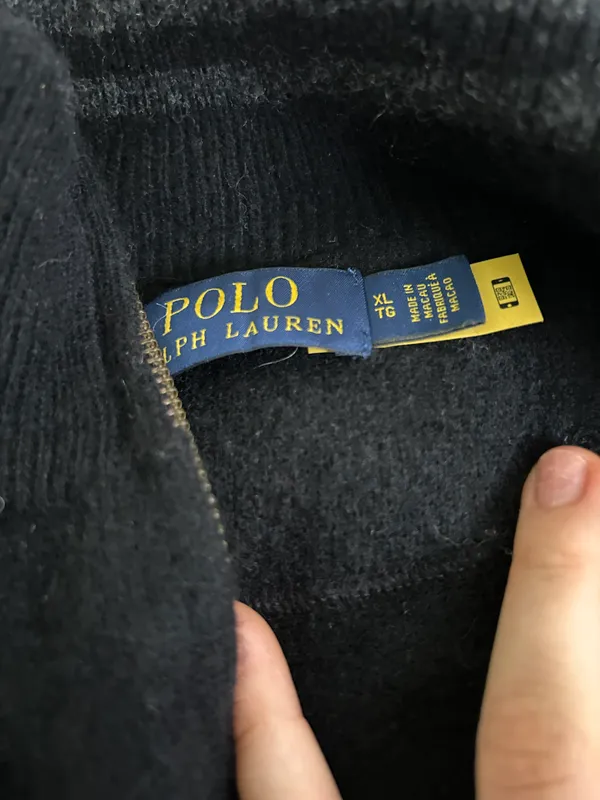 Ralph Lauren Black Quarter-Zip Fleece - Image 4