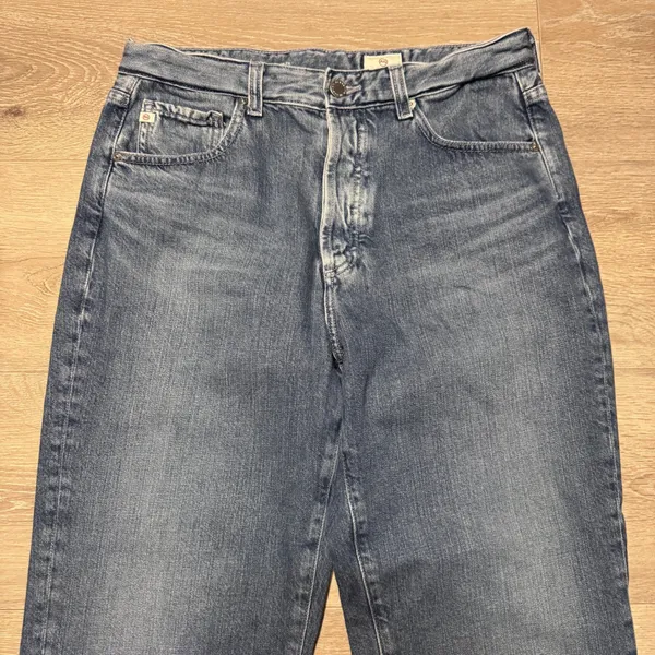 AG Adriano Goldschmied Alexis Straight‎ High Rise Vintage Fit Jeans Blue Size 30 - Image 4