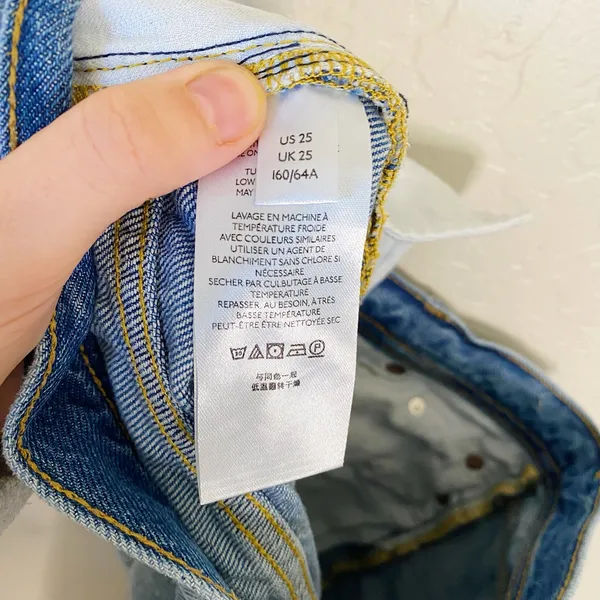Free People We The Free Maggie Straight Jean In Medium Wash Size 25 - Image 7