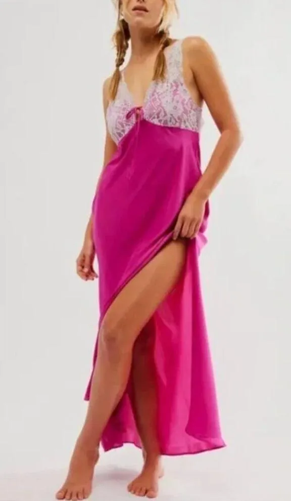 NWOT Free People Intimately Countryside Maxi Slip Dress - Image 7
