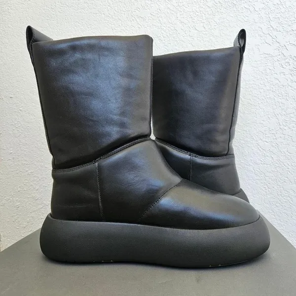 Vagabond Aylin Puffer Tall Boots Black Leather Women's Size 8 Sold Out‎ UO - Image 5