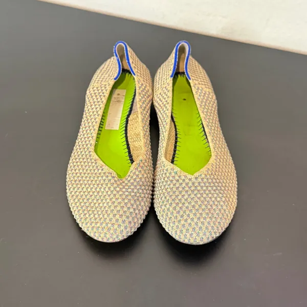 Rothy's Limited Edition Multi Metallic Ballet Flats Womens 9 Shoes NO INSOLES - Image 11