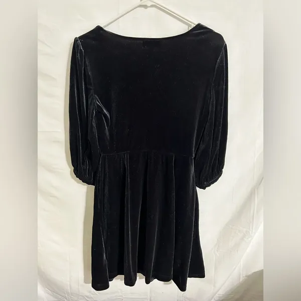 ModCloth Black Velvet Dress‎ - Image 4