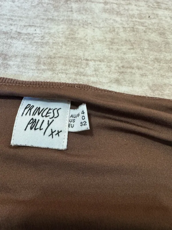 Princess polly nolan brown mini dress size 0 - Image 3