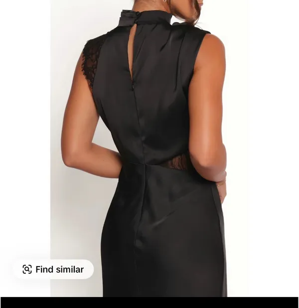 Petal & Pup Halter Anabelle Neck Midi Dress - Image 4
