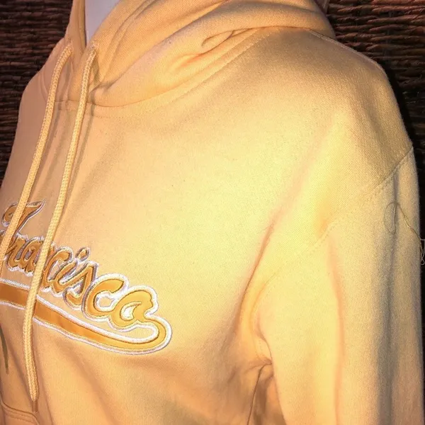 San Francisco Pale Yellow Hoodie XS - Image 6
