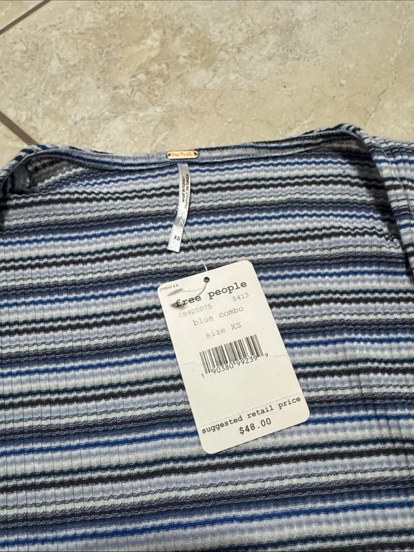 Free people Striped Square-Neck XS - Image 3