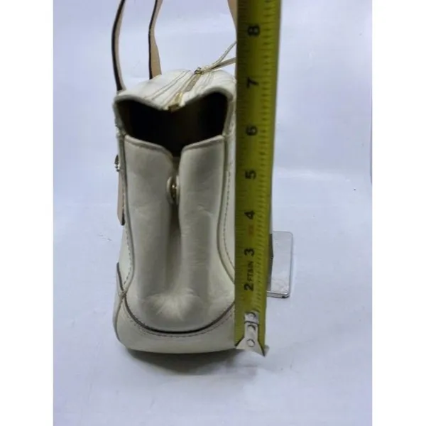 coach leather white shoulder bag - Image 4