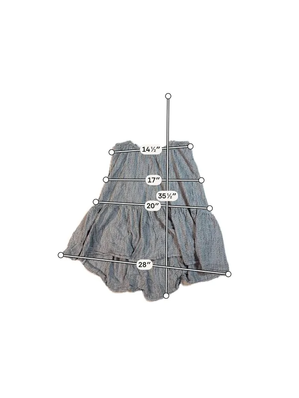 AERIE Lightweight Stripe Summer Dress with Ruffle Hem - Image 5