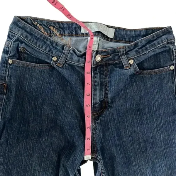 Badgley‎ Mischka American Glamour women’s denim jeans size 10 cotton blend jeans - Image 4
