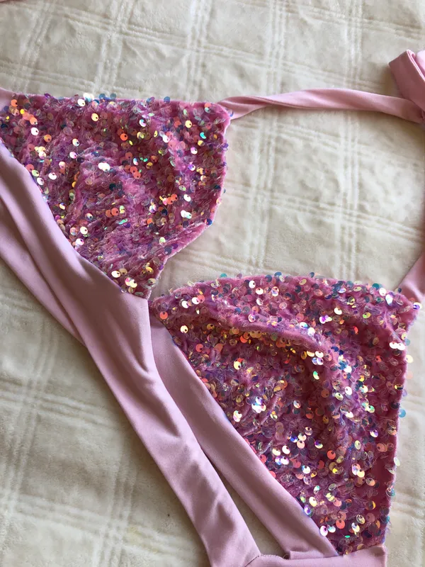 Lucy in the Sky Two Piece Sequin Set - Image 4