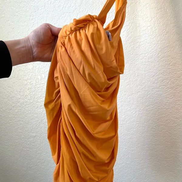 Tiger Mist Honore Mini Dress in Orange Size Medium M - Image 5