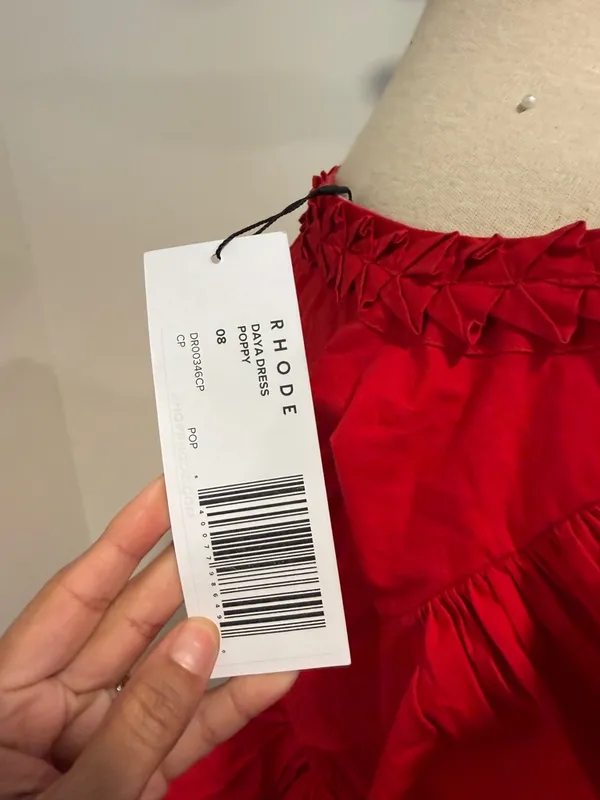 Rhode | Daya Red Mini Dress | New - Image 4