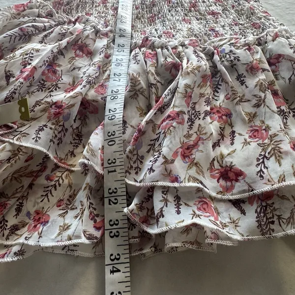 Princess Polly Dress Sz 2 Mini Floral Ruffle Tiered Sheer Whimsical Coquette - Image 13